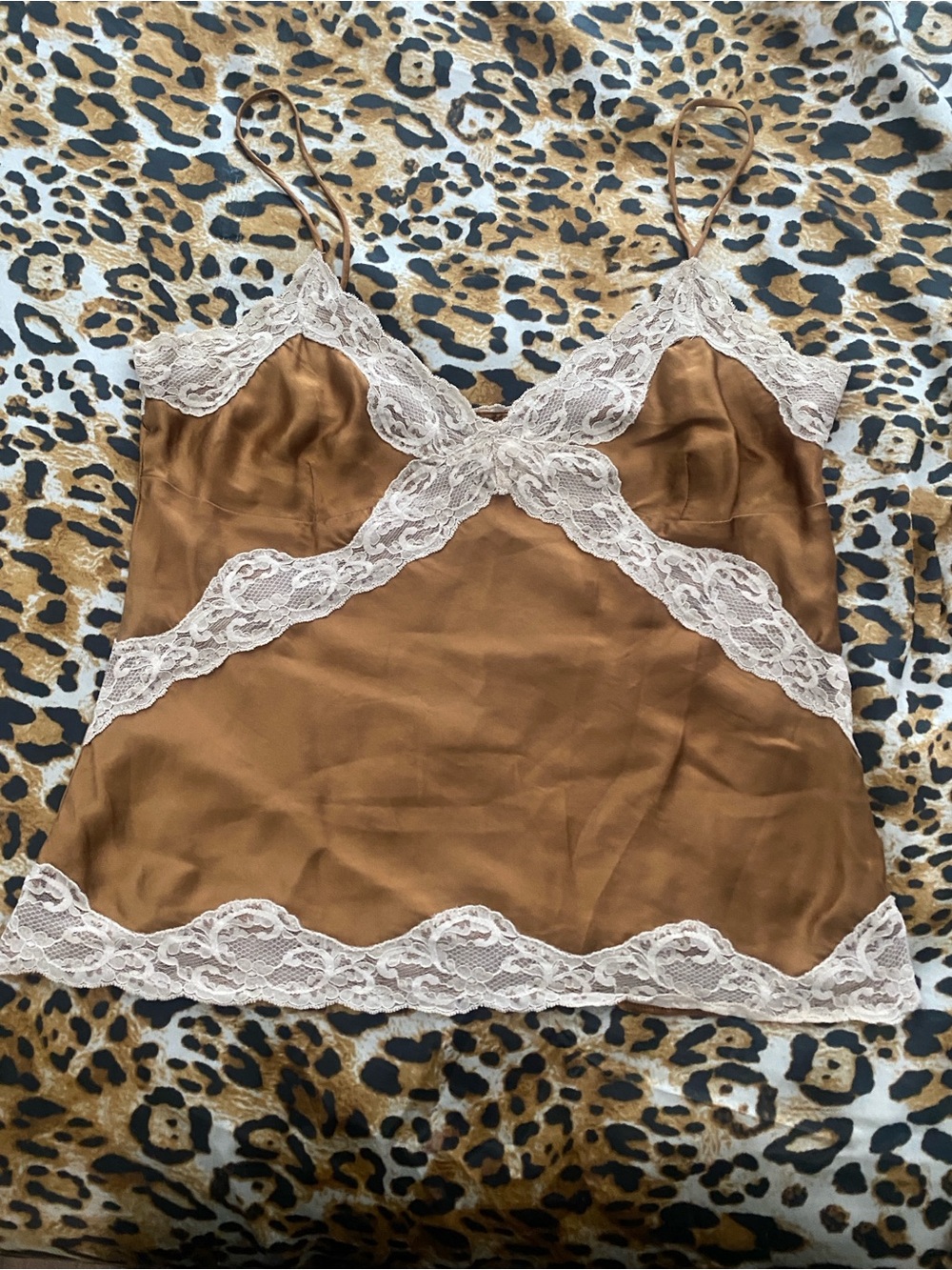 Y2K Vintage Windsor Silk Lace Camisole